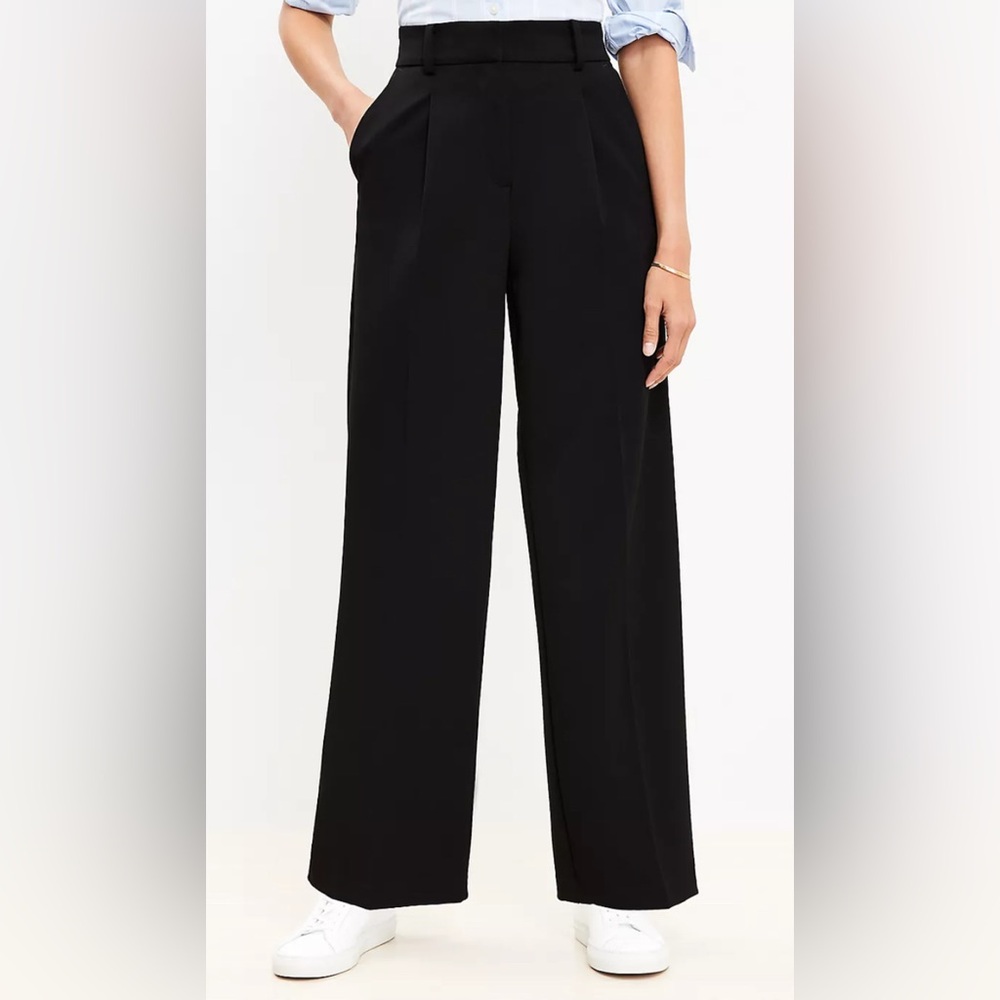 LOFT Classic Black Peyton Trousers